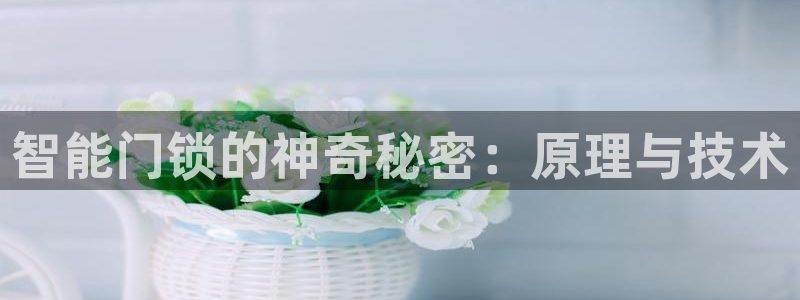 富联娱乐官网：智能门锁的神奇秘密：原理与技术