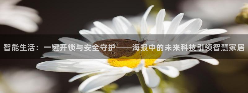 富联娱乐注册登录：智能生活：一键开锁与安全守护——海报中的未