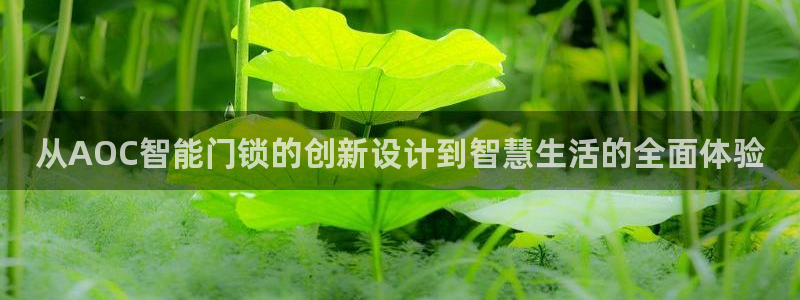 富联娱乐官网下载地址：从AOC智能门锁的创新设计到智慧生活的