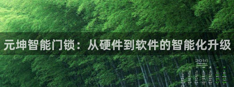 富联娱乐逐333OO：元坤智能门锁：从硬件到软件的智能化升级