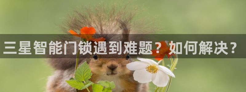 富联2娱乐资讯官网：三星智能门锁遇到难题？如何解决？